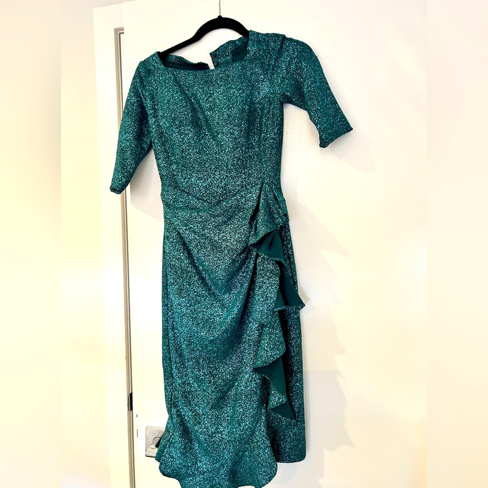 Jovani size 0 green dress